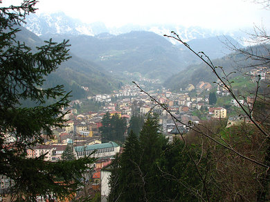 Vista sulla conca di Recoaro